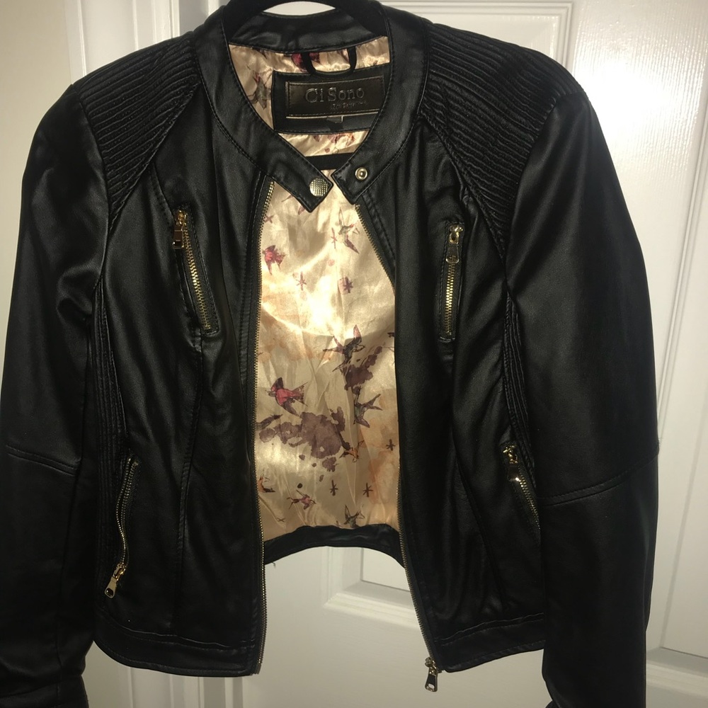 Leather jacket
